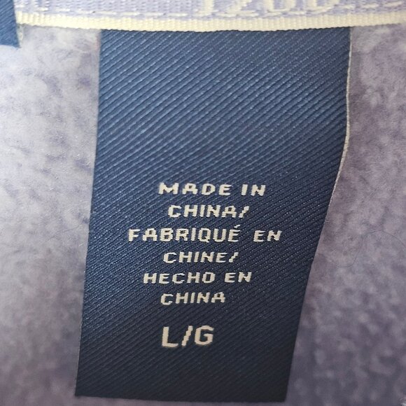 Soft Girl Cabin Winter Fall Harvest Comfy Casual Light Blue Sweatshirt Womens LG - Picture 12 of 15